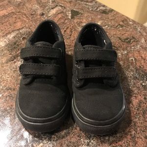 Vans Toddlers Atwood V (Canvas) Black/Black